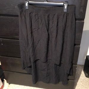 Black High Low skirt